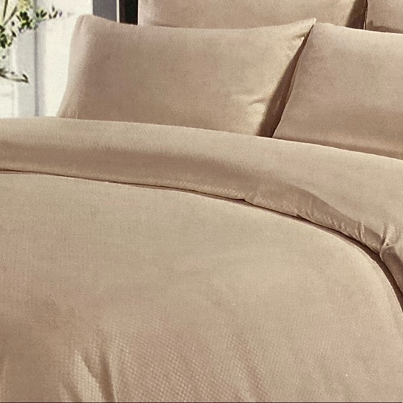 Traditional At Home 4pc Twin Sheet Set honey beige - Picture 3 of 9